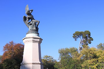 Image showing Fallen angel in Madrid