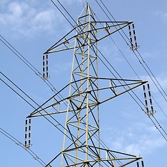 Image showing Electric pylon