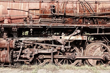 Image showing Abandoned train