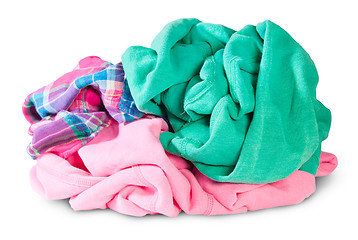 Image showing Pile Of Crumpled Clothes