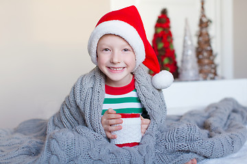 Image showing kid at christmas