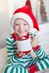 Image showing kid at christmas