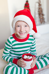 Image showing kid at christmas