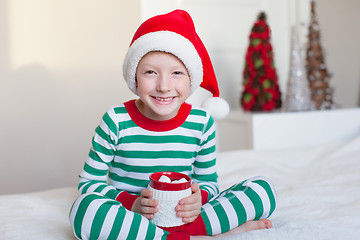 Image showing kid at christmas