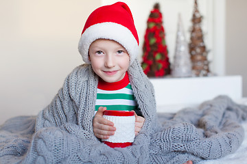 Image showing kid at christmas