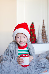 Image showing kid at christmas