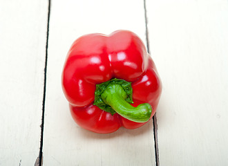 Image showing fresh red bell peppers