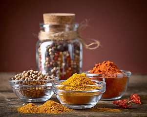 Image showing various spices