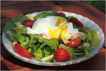 Image showing Poached egg
