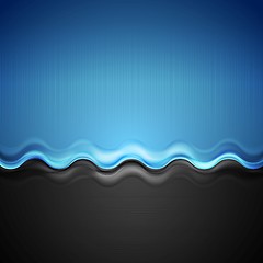 Image showing Colorful abstract tech vector background