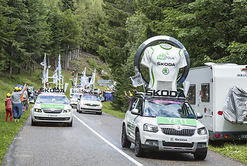 Image showing The Skoda Convoy During Le Tour de France 2014