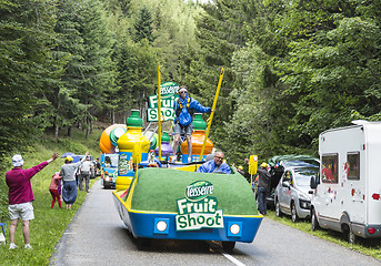 Image showing Teisseire Vehicle During Le Tour de France 2014