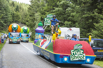 Image showing Teisseire Vehicle During Le Tour de France 2014