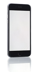 Image showing Apple Space Gray iPhone 6 with blank screen