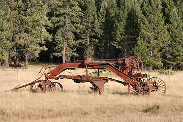 Image showing Vintage plow