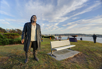 Image showing The Wanderer - Sculpture by the Sea