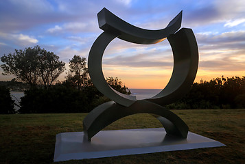 Image showing Headrest at Sculpture by the Sea Bondi