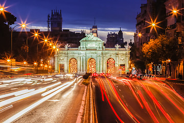 Image showing Puerta de Alcala, Madrid, Spain