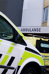 Image showing Police Car and Ambulance