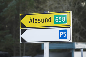 Image showing Ålesund Sign