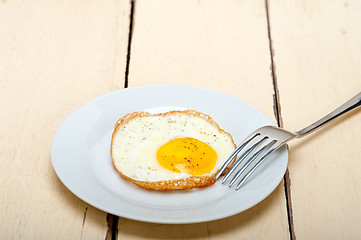 Image showing egg sunny side up