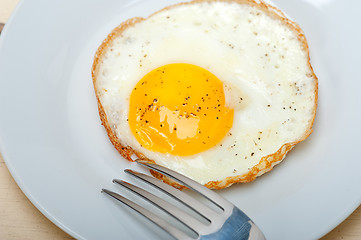 Image showing egg sunny side up