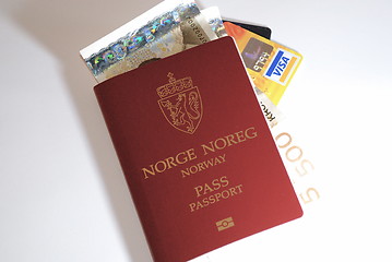 Image showing Norwegian biometric passport