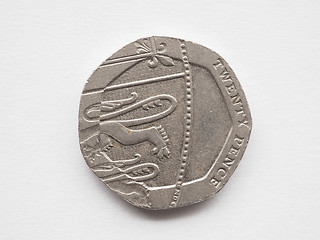 Image showing 20 Pence coin