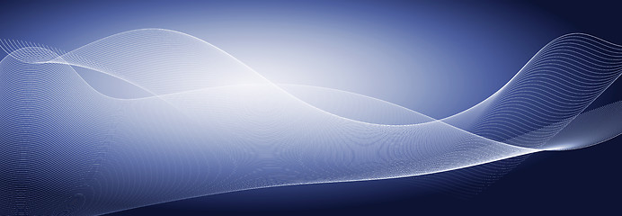 Image showing abstract wavy background
