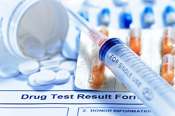 Image showing drug test report