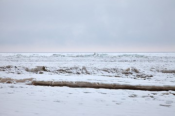 Image showing Frozen sea