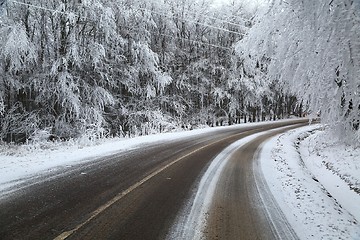 Image showing Winter Road