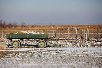Image showing Farm in winter