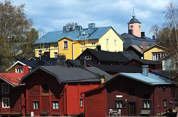 Image showing view of the ancient city Porvoo, Finland