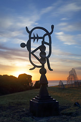 Image showing Oceania Cartouche - Sculpture by the Sea