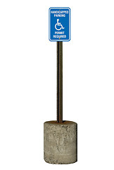 Image showing Handicapped Parking Sign