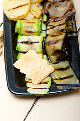 Image showing grilled assorted vegetables 