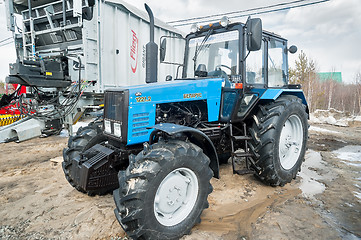 Image showing Tractor demonstration of Belarus production