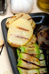 Image showing grilled assorted vegetables 