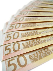 Image showing Banknotes - Euros