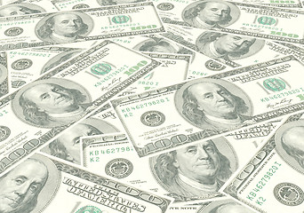 Image showing hundred dollar bills