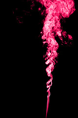Image showing Pink smoke