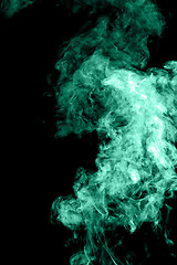 Image showing Smoke in green