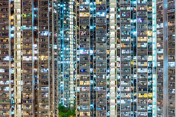 Image showing Compact building in Hong Kong