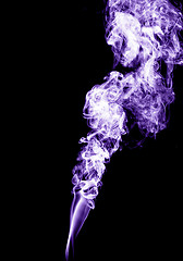 Image showing Purple smoke