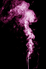 Image showing Pink smoke