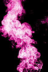 Image showing Pink smoke