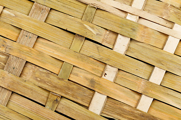 Image showing Bamboo basket texture