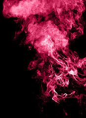 Image showing Red smoke background