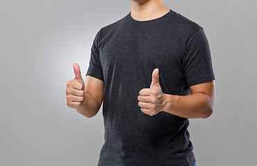 Image showing Man with thumb up